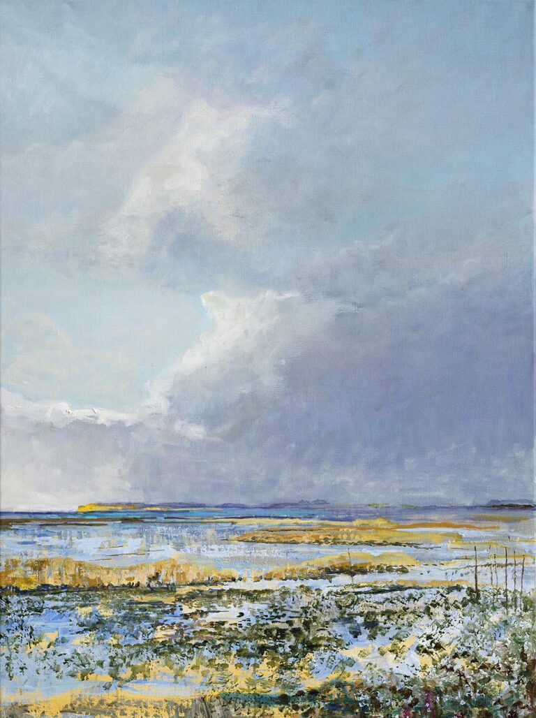 22. Henrik Scheel Andersen, Strandeng, 100 x 75, olie på lærred, 2020, solgt